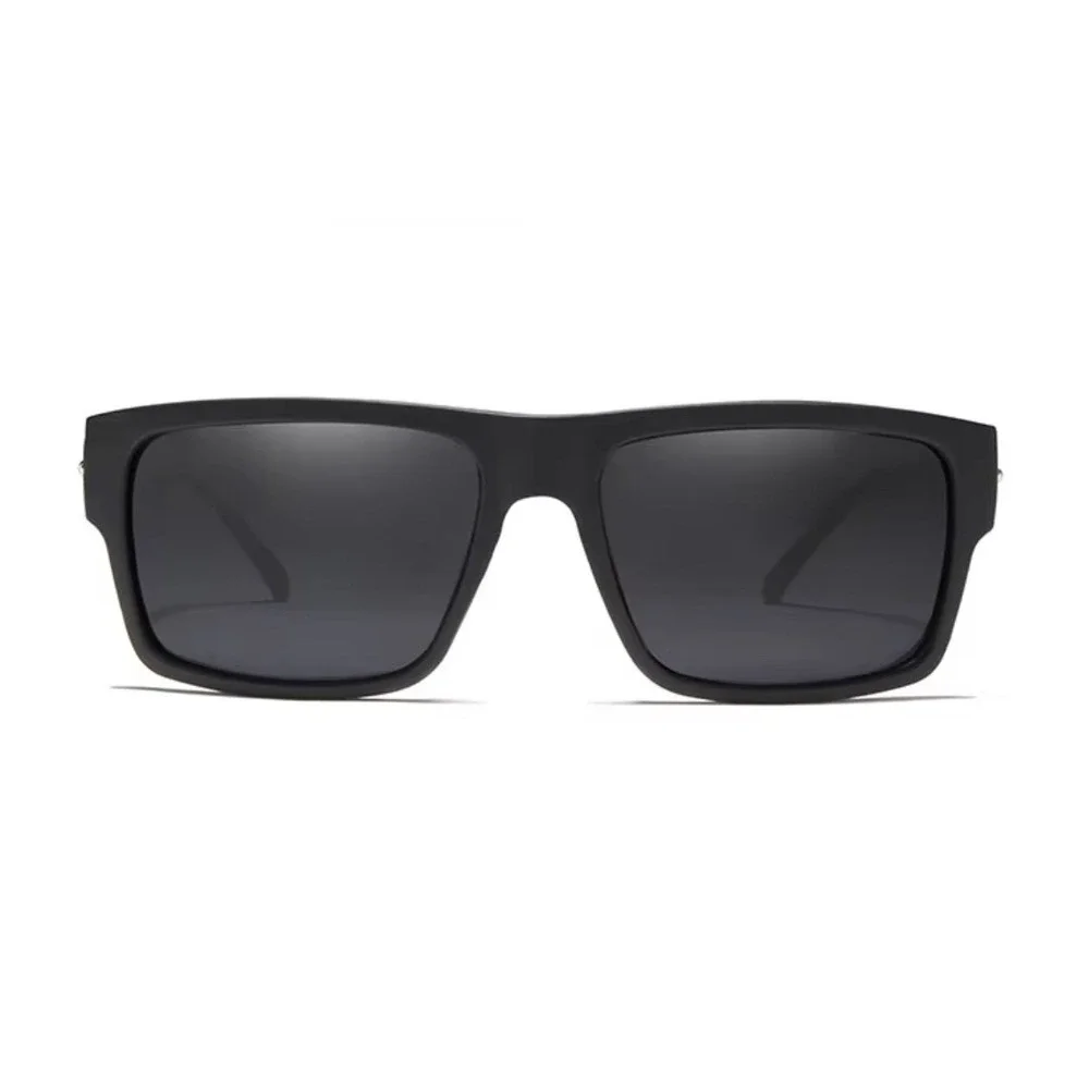 Mens Rectangular Sunglasses‎ Polarized Driving Fishing Shades Black Outdoor Work